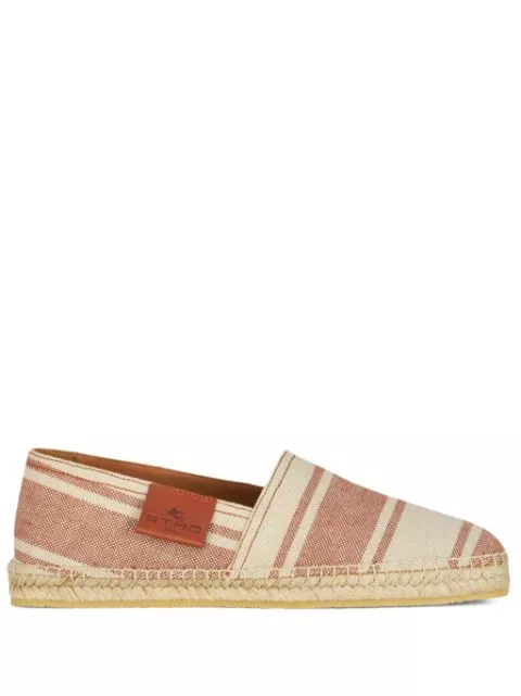 ETRO striped canvas espadrilles Men 0113