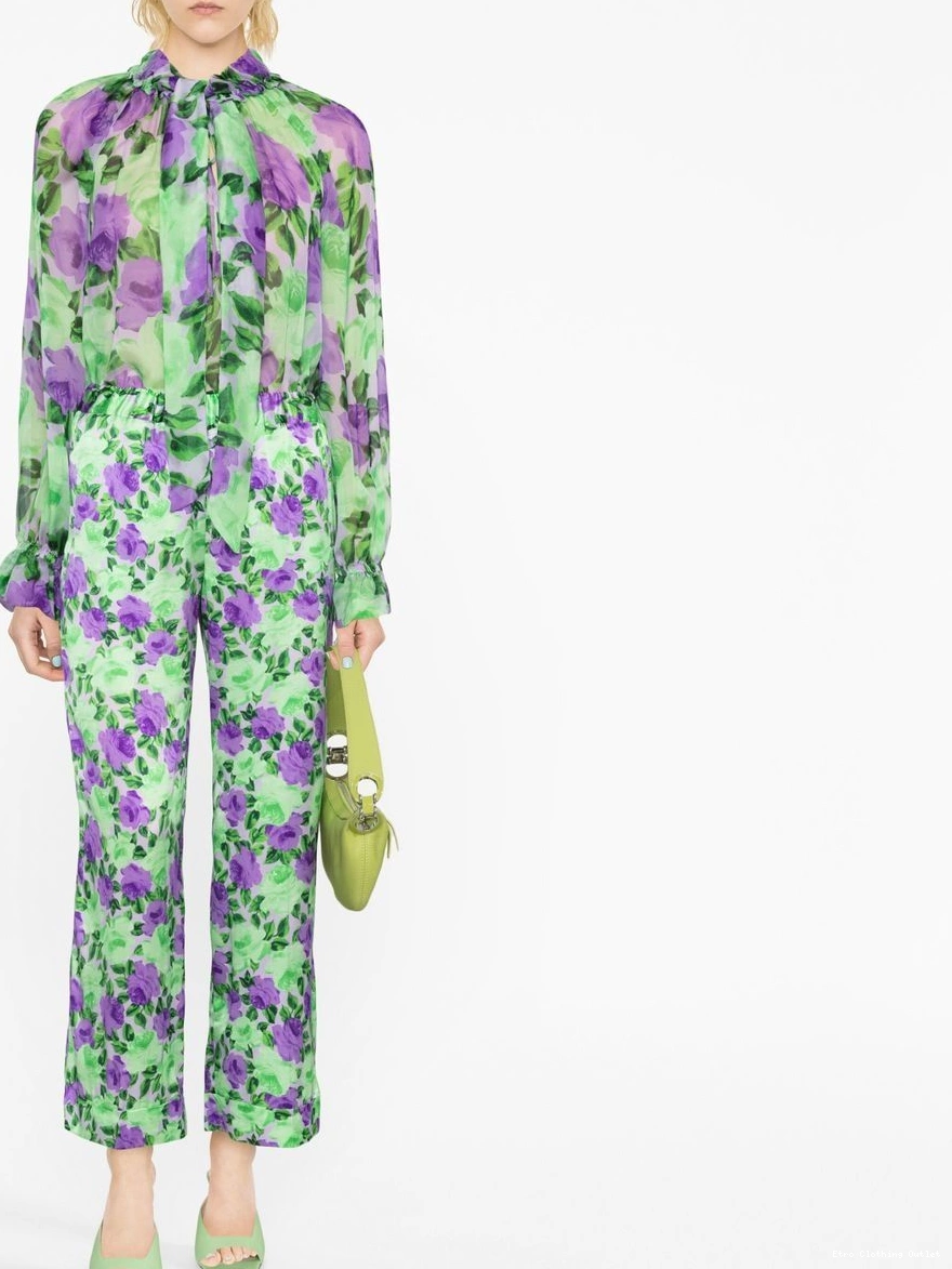 Affordable trousers ETRO Women floral-print 0303