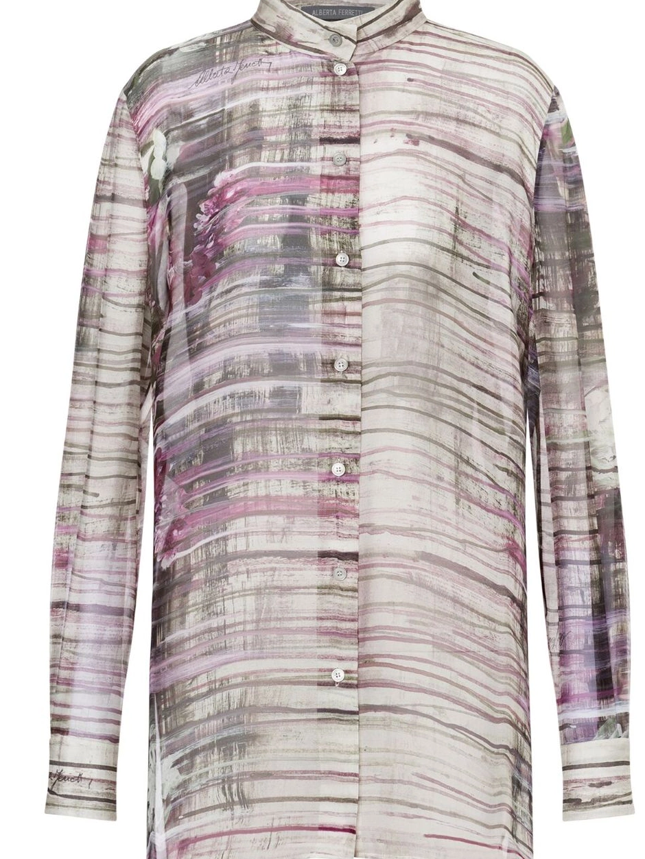 Cheap Women shirt silk painterly-print ETRO 0304