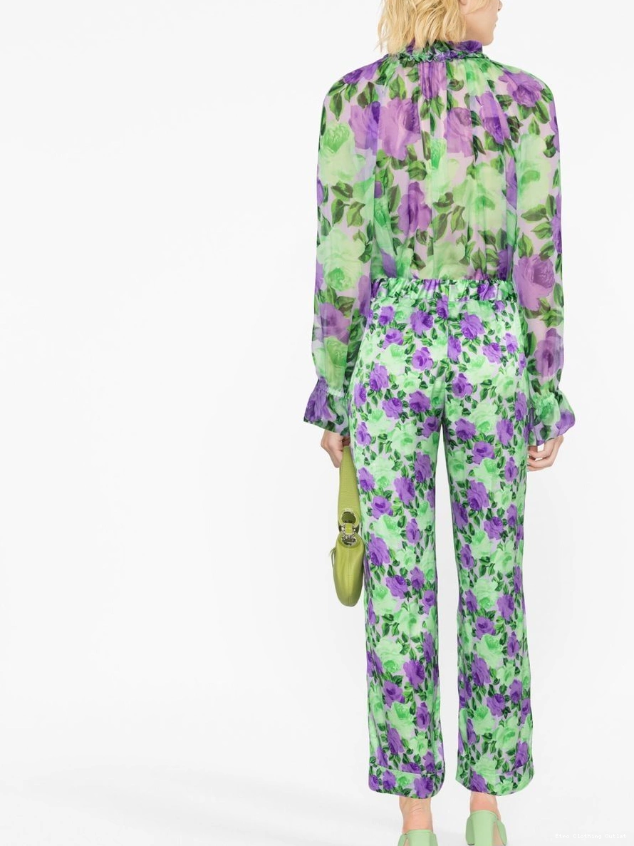 Affordable trousers ETRO Women floral-print 0303