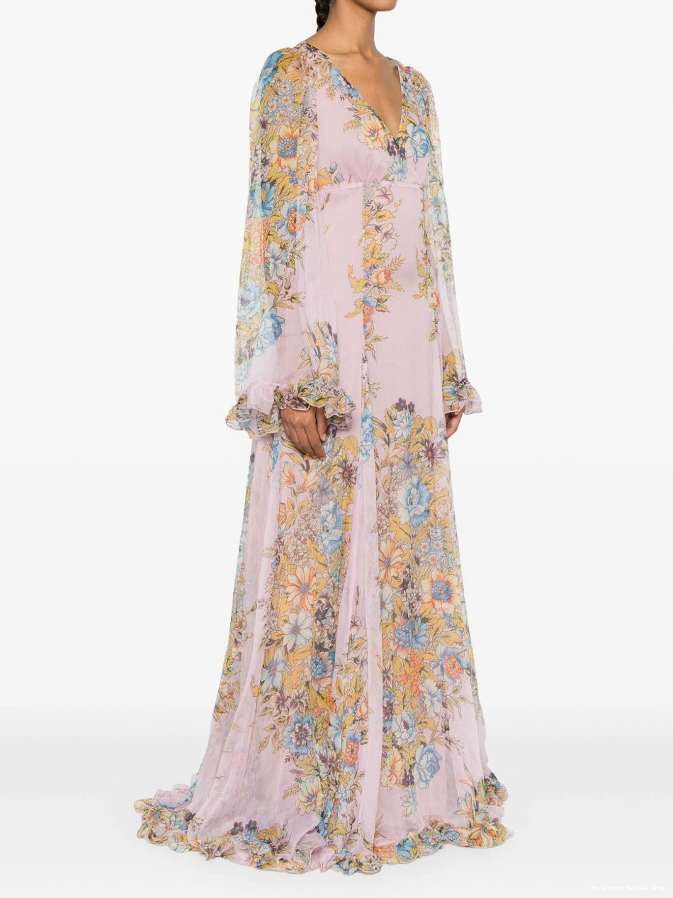 Affordable flora-print dress ETRO Women maxi 0304