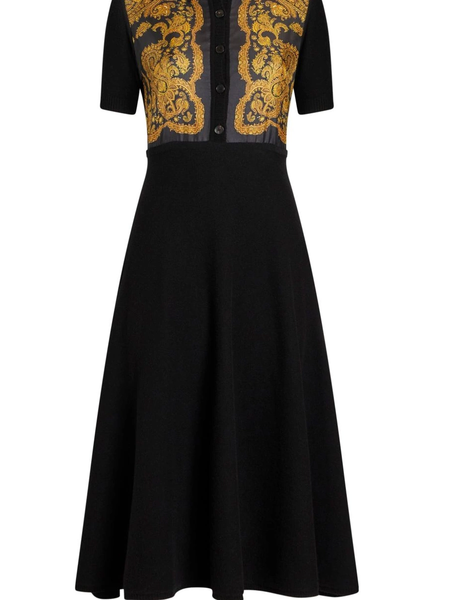 Affordable polo dress paisley-print knitted Women ETRO 0305