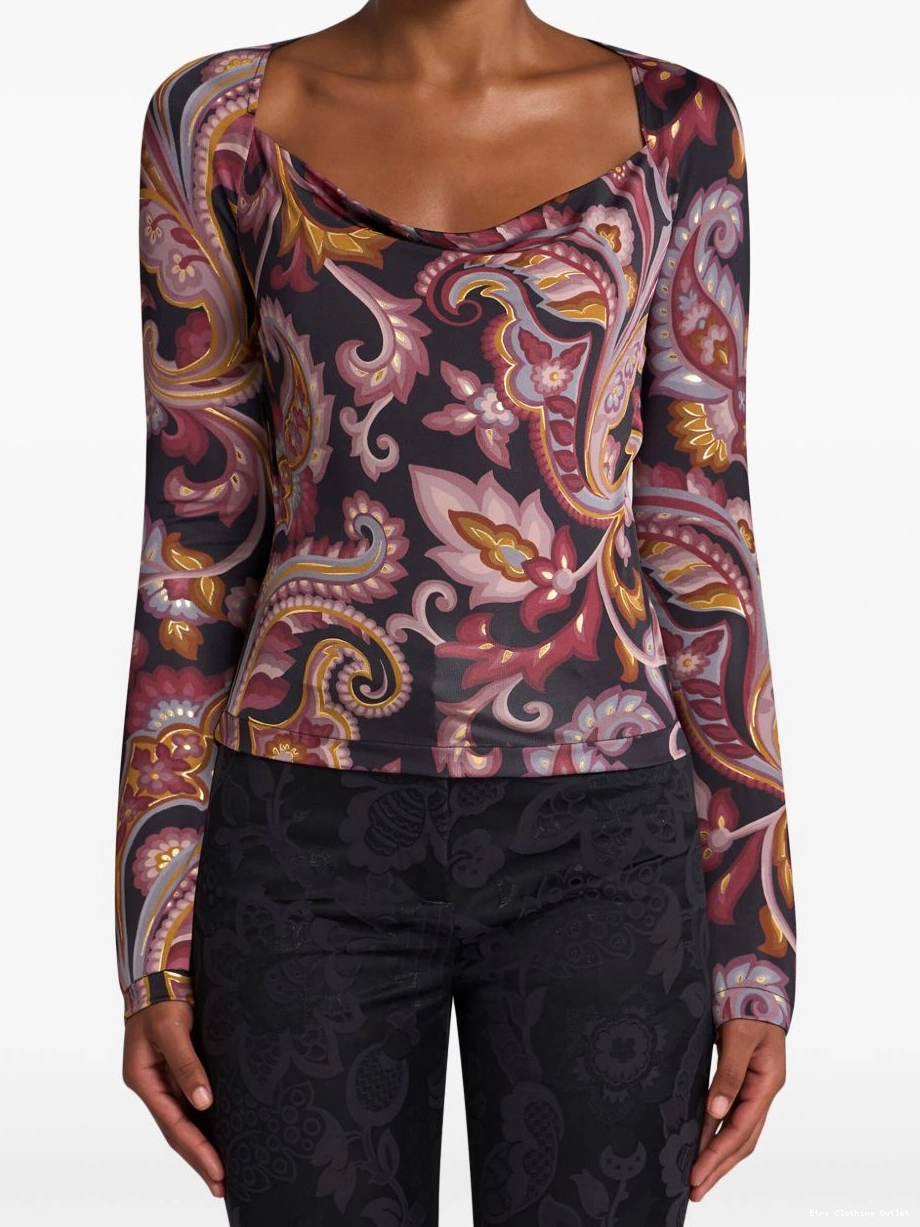 Cheap jersey printed ETRO top Women 0303