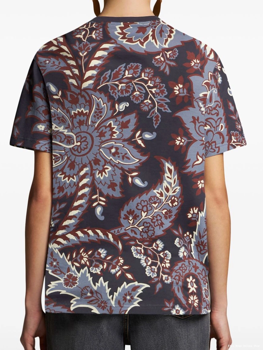 Affordable t-shirt paisley-print Women ETRO cotton 0305